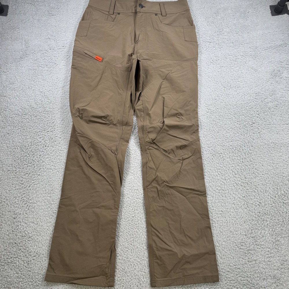 BRUNT The Costello Ripstop Pant Mens 30x32 Brown Work Utility Tactical Stretch